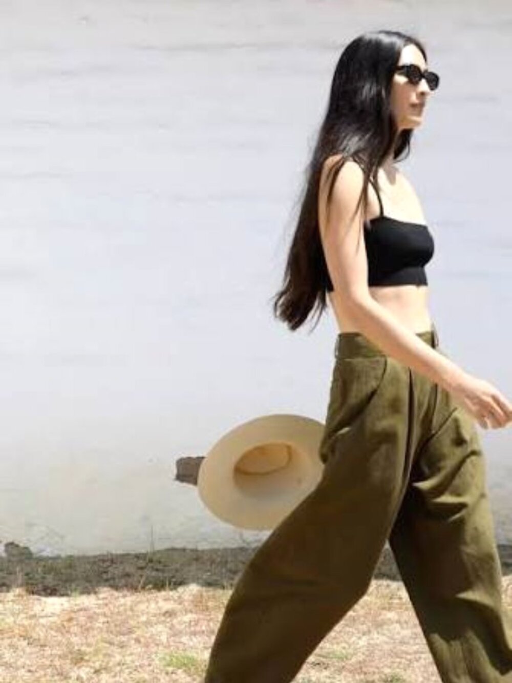 Apiece Apart Bari Crop Trouser